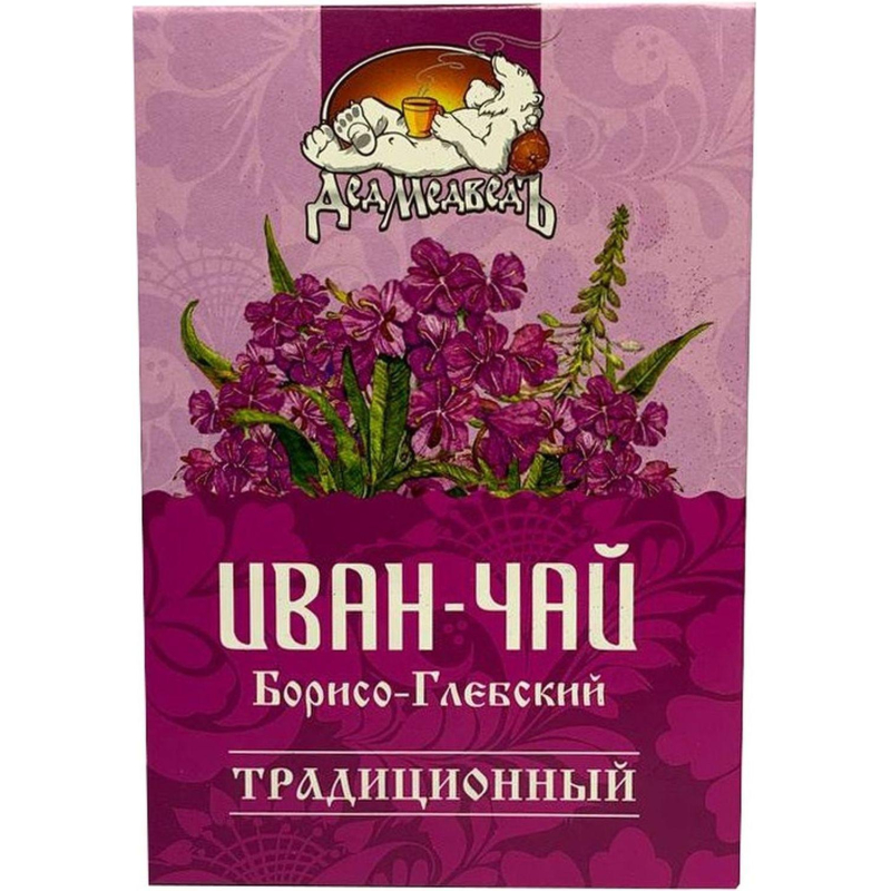 Чайный напиток Медведъ Иван-чай Борисоглебский,традиц.,фермент,гранул., 50г