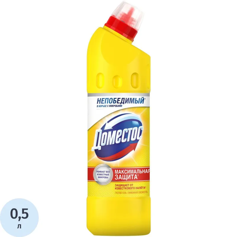Средство для сантехники DOMESTOS универсальное Лимонная свежесть 500 мл