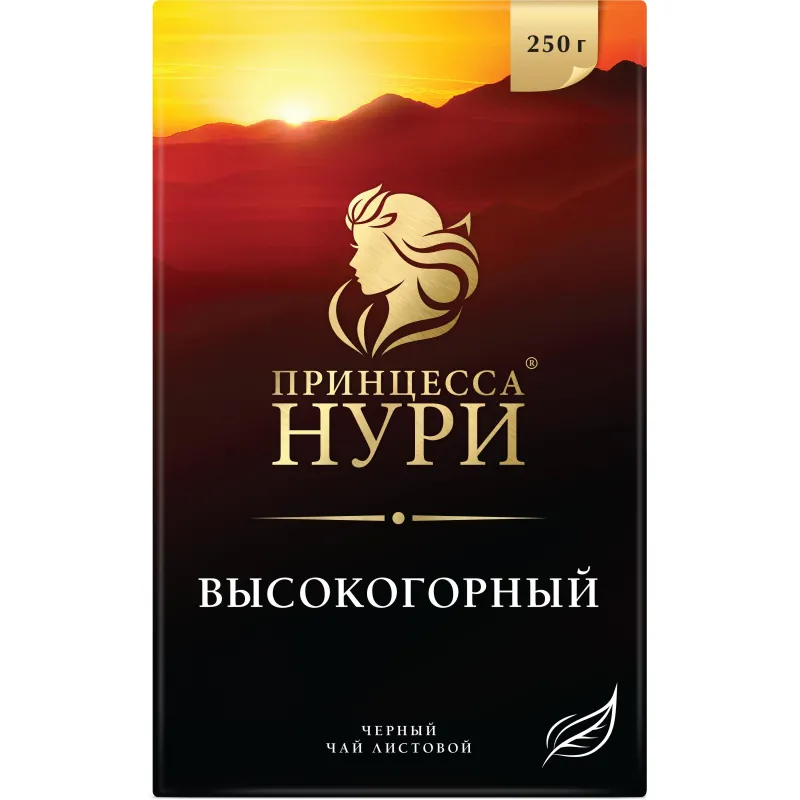 Чай черный Принцесса НУРИ Высокогорный листовой 250г