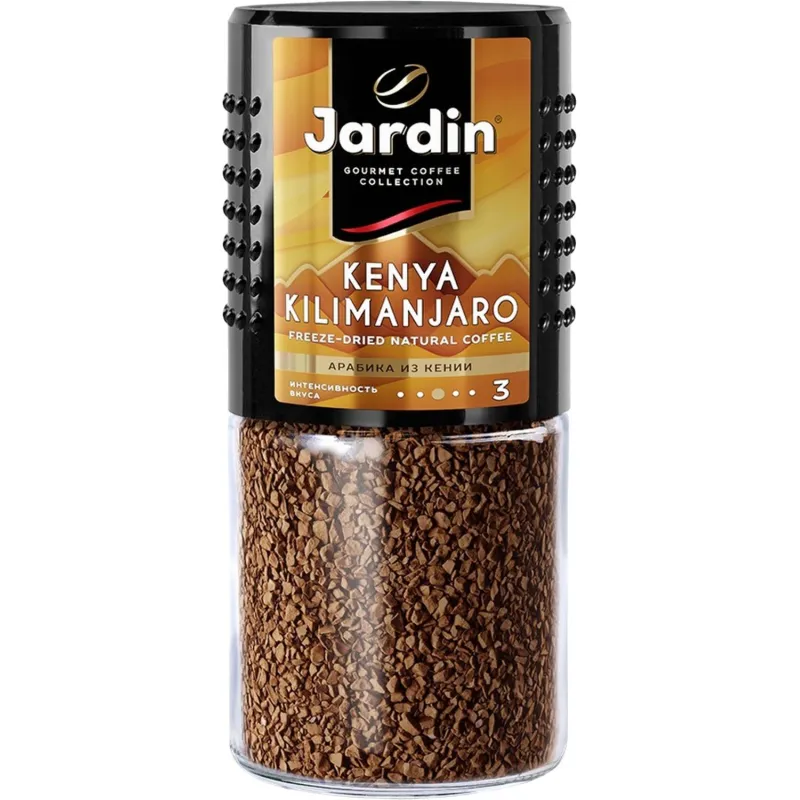 Кофе растворимый Jardin Kenya Kilimanjaro сублимированный 95 г (стекло)