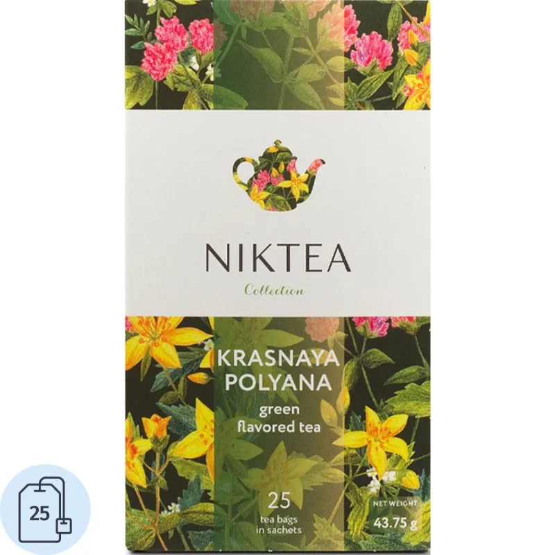 Чай Niktea Красная Поляна фруктовый 25 пакетиков