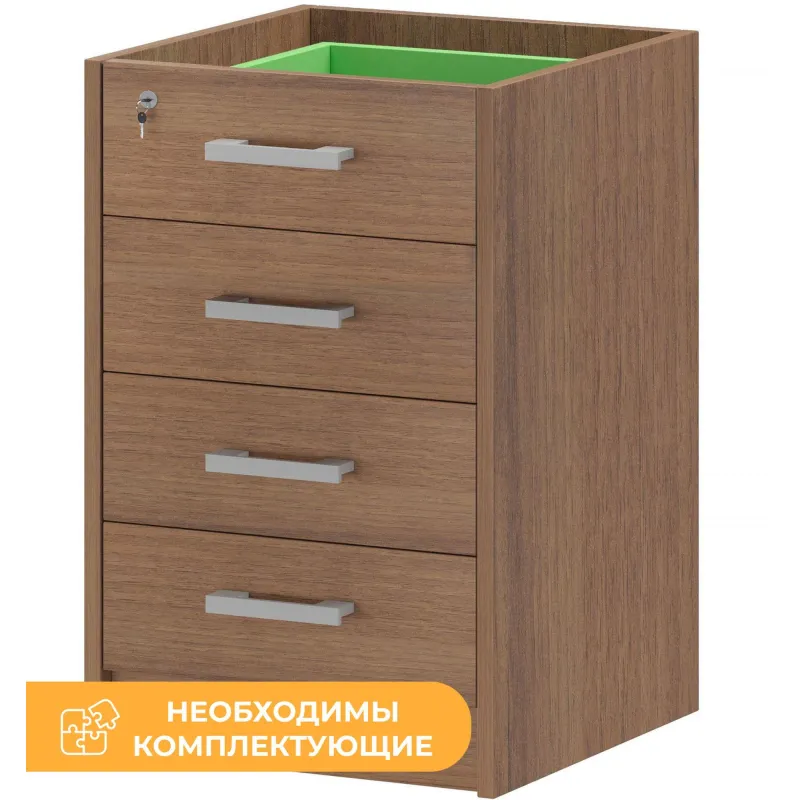 СпецМеб PT Арго Корпус тумбы приставной АТ-05 орех