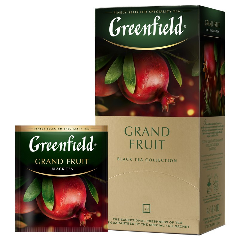 Чай Greenfield Grand Fruit черн., 25пак