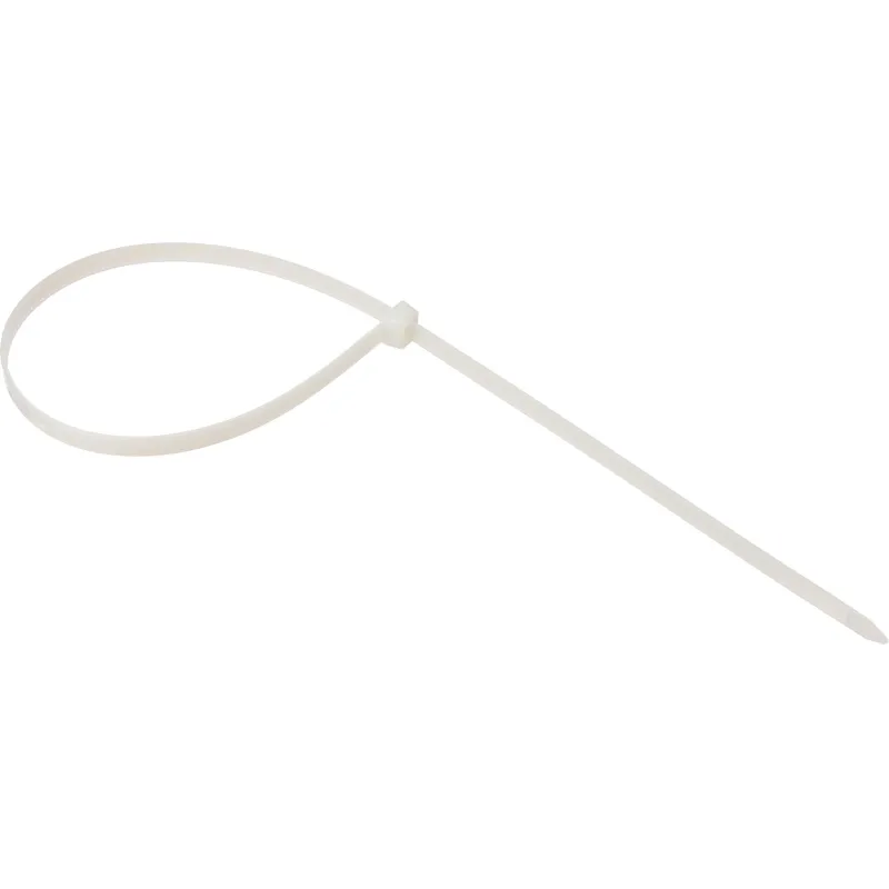 Хомут стяжка нейлоновая TOPFORT 8х500 (7,6х500 мм) белый 100 шт/уп