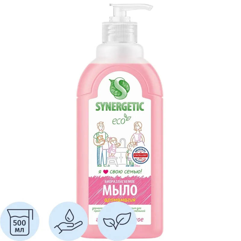 Мыло жидкое Synergetic Аромамагия 500 мл