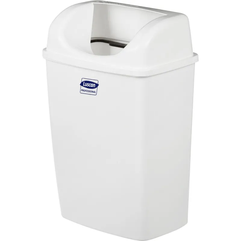 Ведро для мусора Luscan Professional 23 л пластик белое (33x55 см) Ведро для мусора Luscan Professional 23 л пластик белое (33x55 см)
