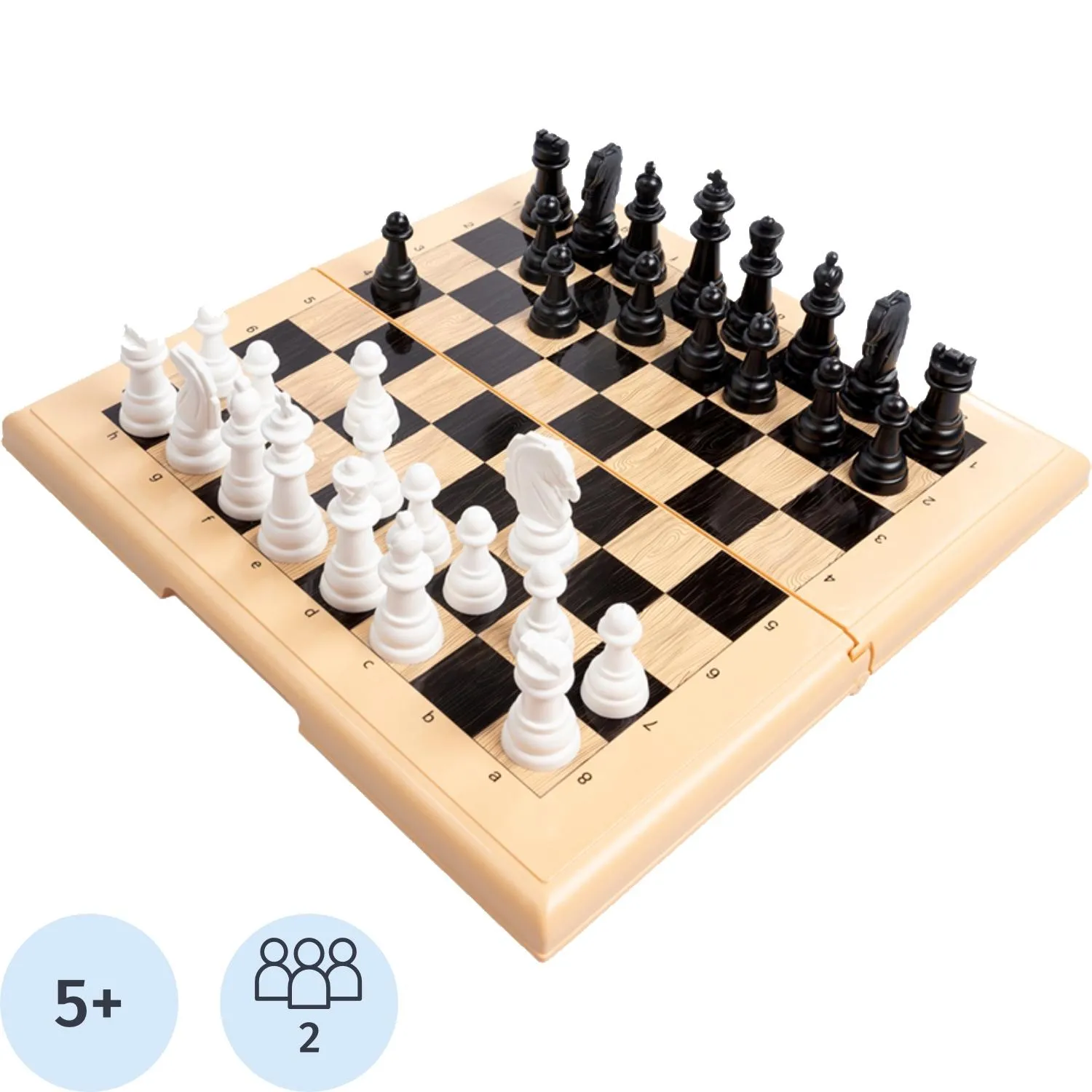 Настольная игра Десятое королевство Шашки/шахматы/нарды 32х32 см