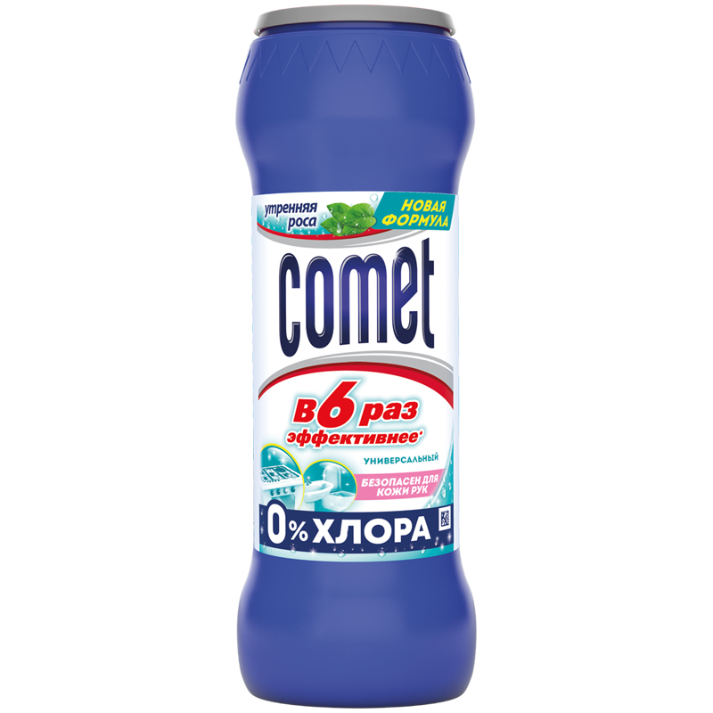 Средство чистящее Comet "Утренняя роса", порошок, без хлоринола, 475г