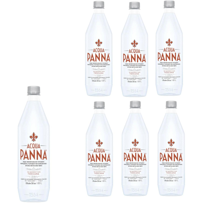 Вода минеральная Acqua panna ПЭТ 1 л 6шт/уп