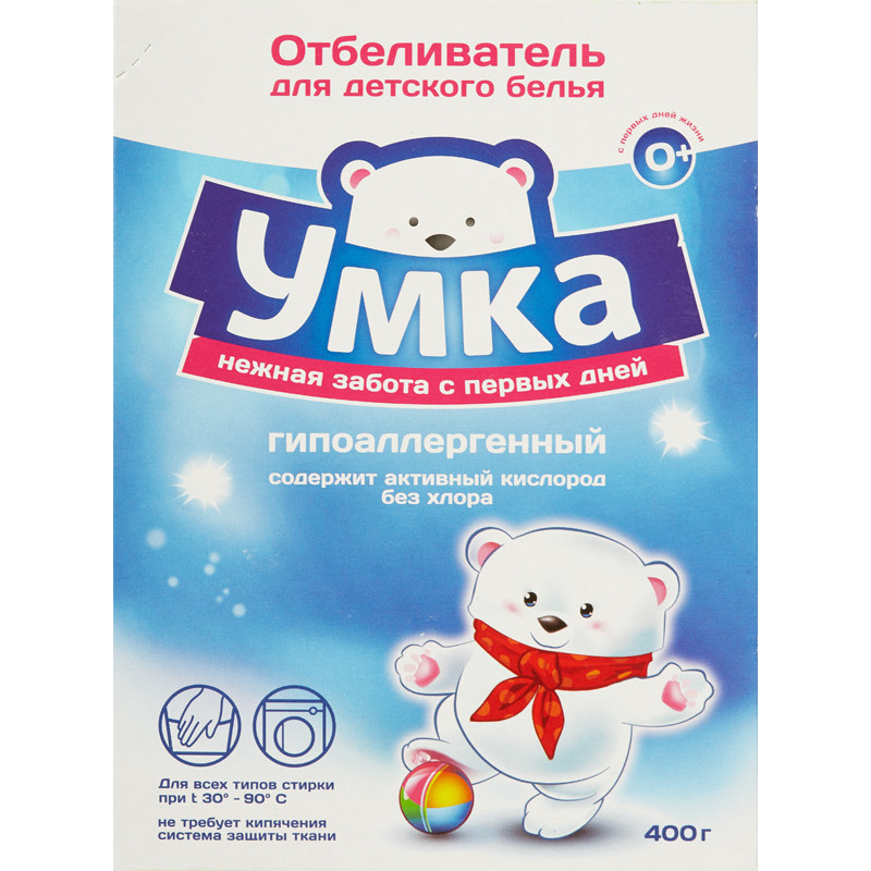 Отбеливатель Умка для детского белья порошок 400 г