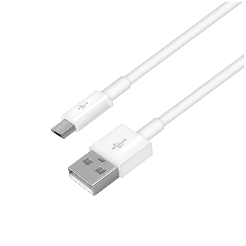 Кабель Oxion DCC005 USB2.0 (A) - microUSB (B), 1м, белый