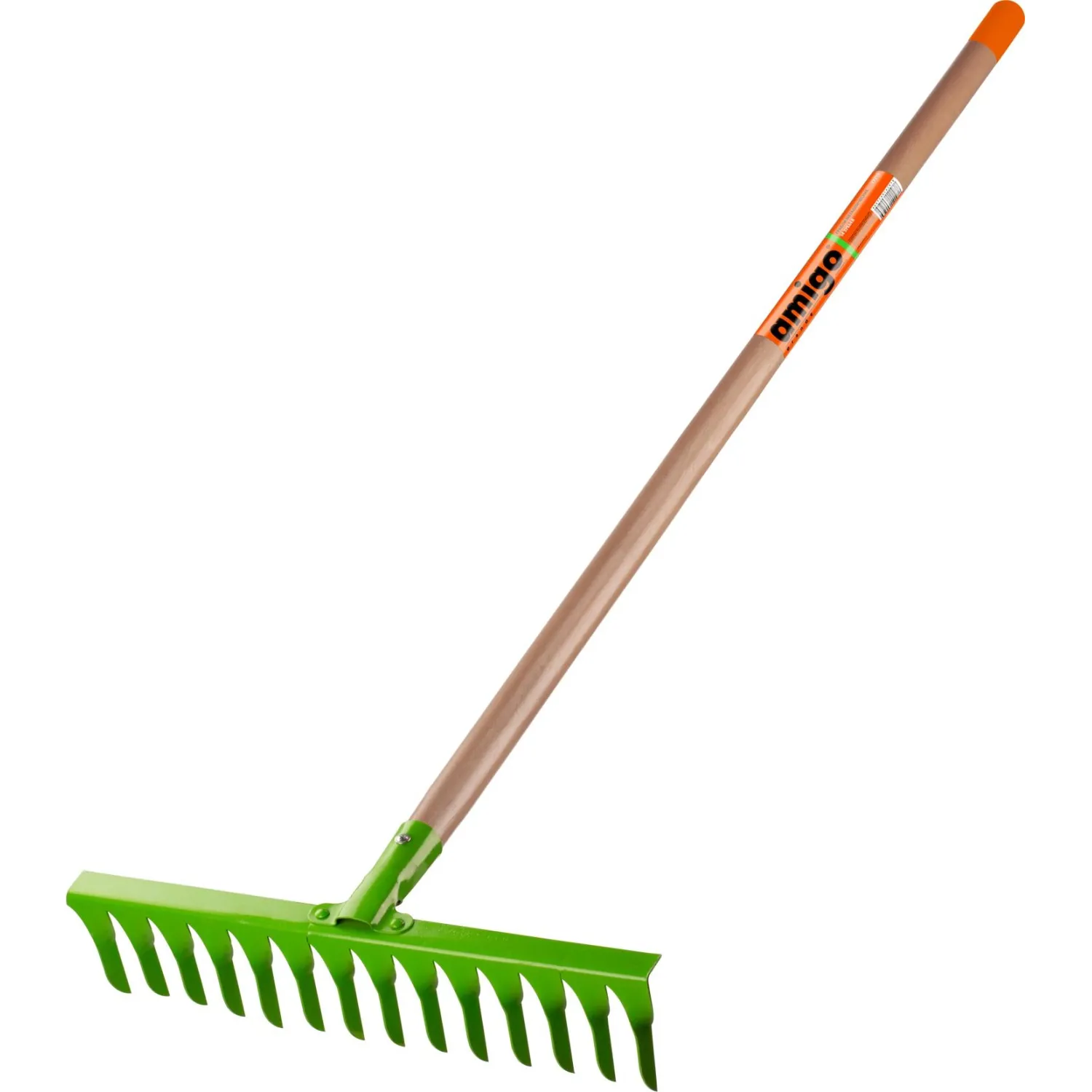 Грабли витые Amigo grande с черенком 14 зубьев 40 см