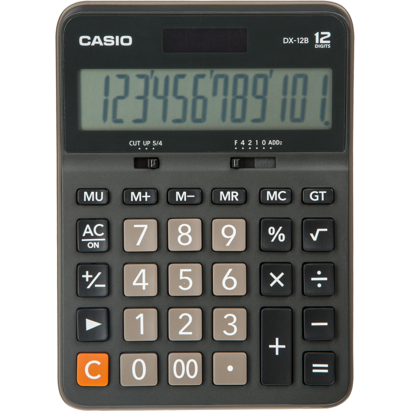 Калькулятор CASIO бухг. DX-12B 12 разряд большой дисплей