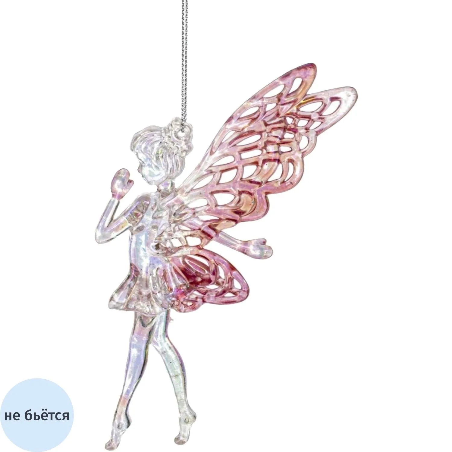 Украшение новогоднее Фея ,L8 W2 H14см 792336