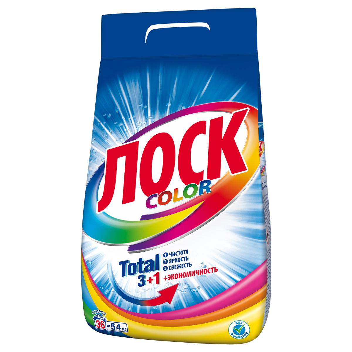 Порошок для машинной стирки Losk "Color", 5,4кг
