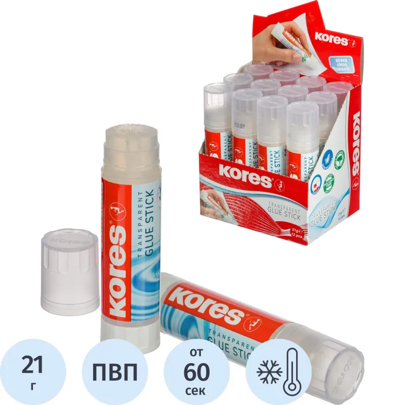 Клей-карандаш Kores 21 г