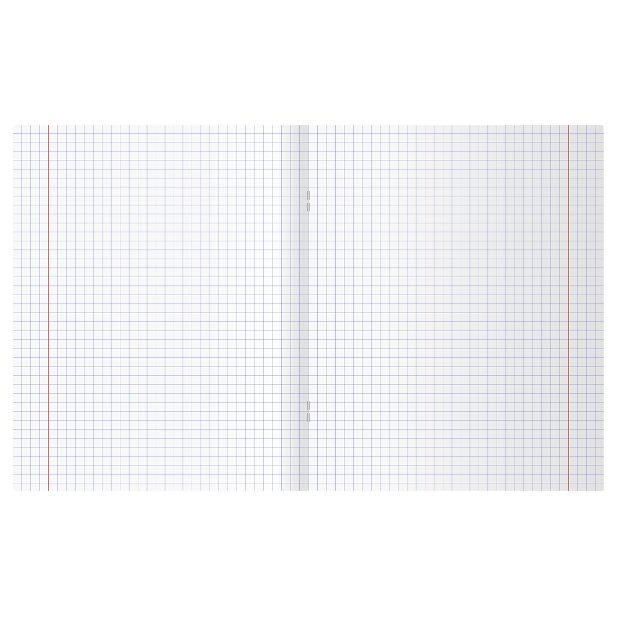 Тетрадь 48л., А5 клетка BG, бумвинил, синий