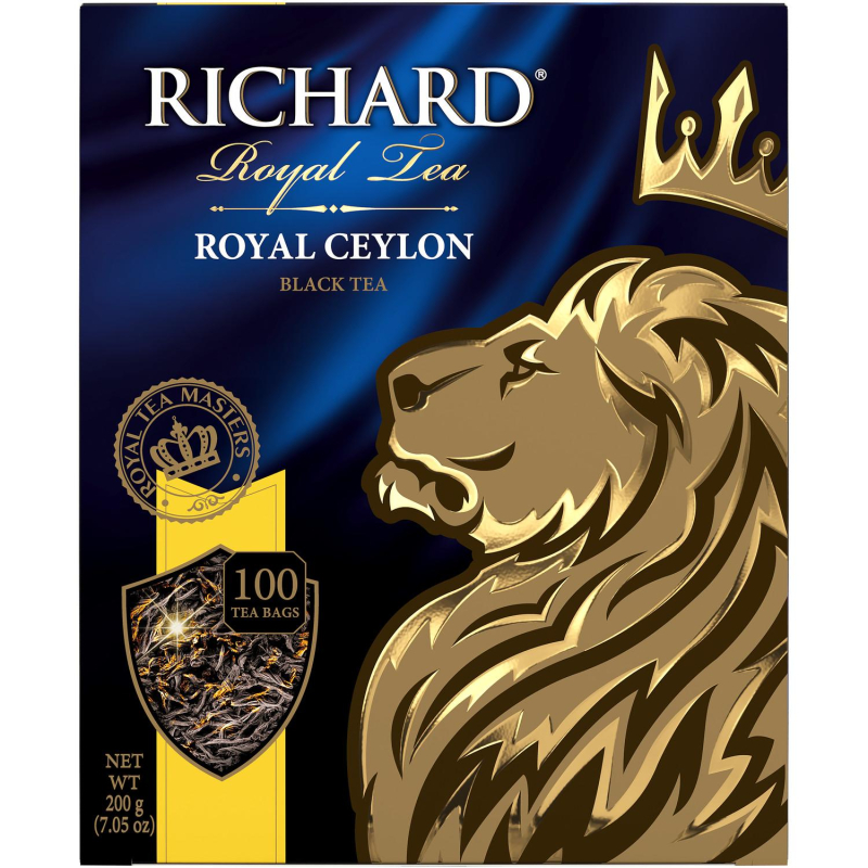 Чай черный Richard Royal Ceylon сашет 2г*100пак