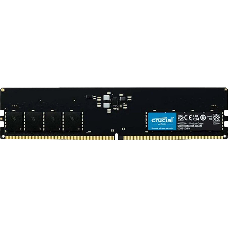 Модуль памяти Crucial 16GB DDR5 5600Мгц UDIMM(CT16G56C46U5)