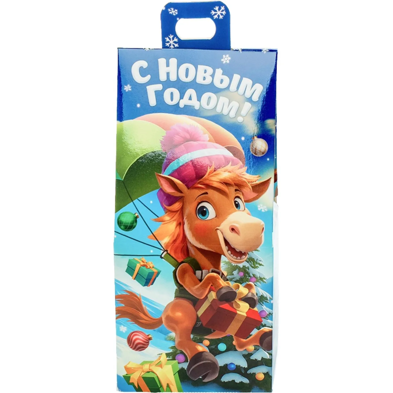 Новогодний сладкий подарок Иго-гоша Картон 400 грамм, K004