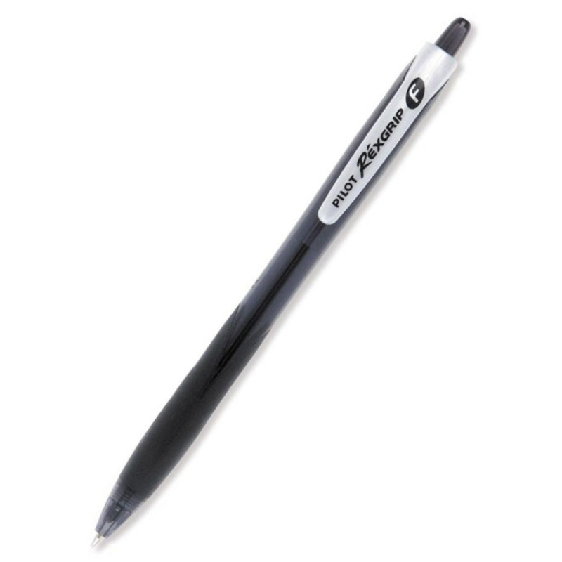 Ручка шариковая автоматическая PILOT BPRG-10R-F REX GRIP рез.черная 0,32мм