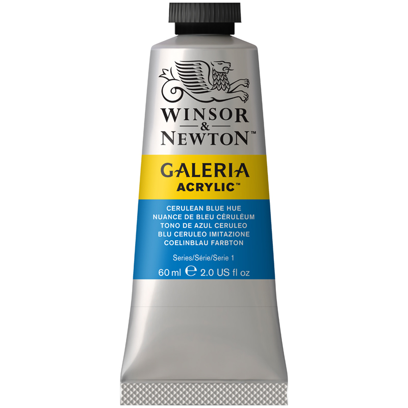 Краска акриловая художественная Winsor&Newton "Galeria", 60мл, туба,  лазурь