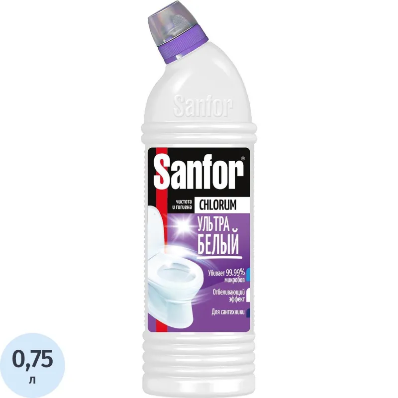 Средство для сантехники Sanfor Chlorum 750 мл
