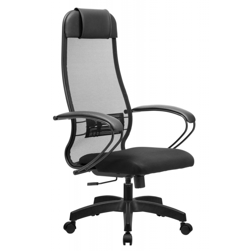Кресло MT_МЕТТА-11 сетка/ткань черный (подл.100/осн.001)