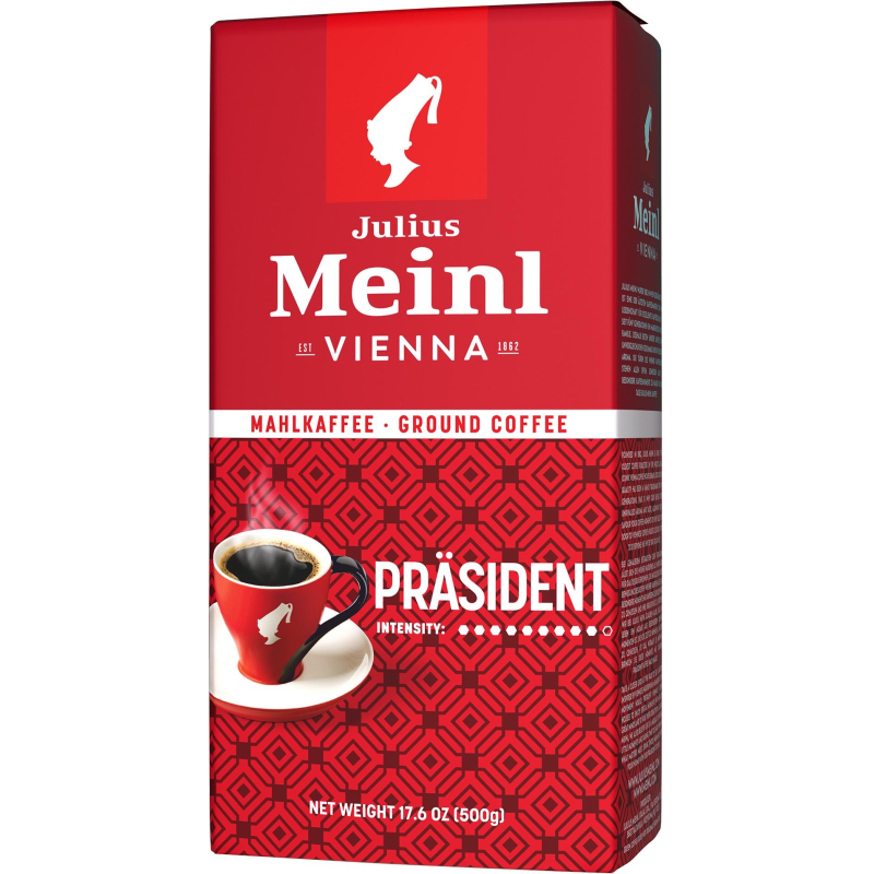 Кофе молотый Julius Meinl Президент 500 г (вакуумный пакет)