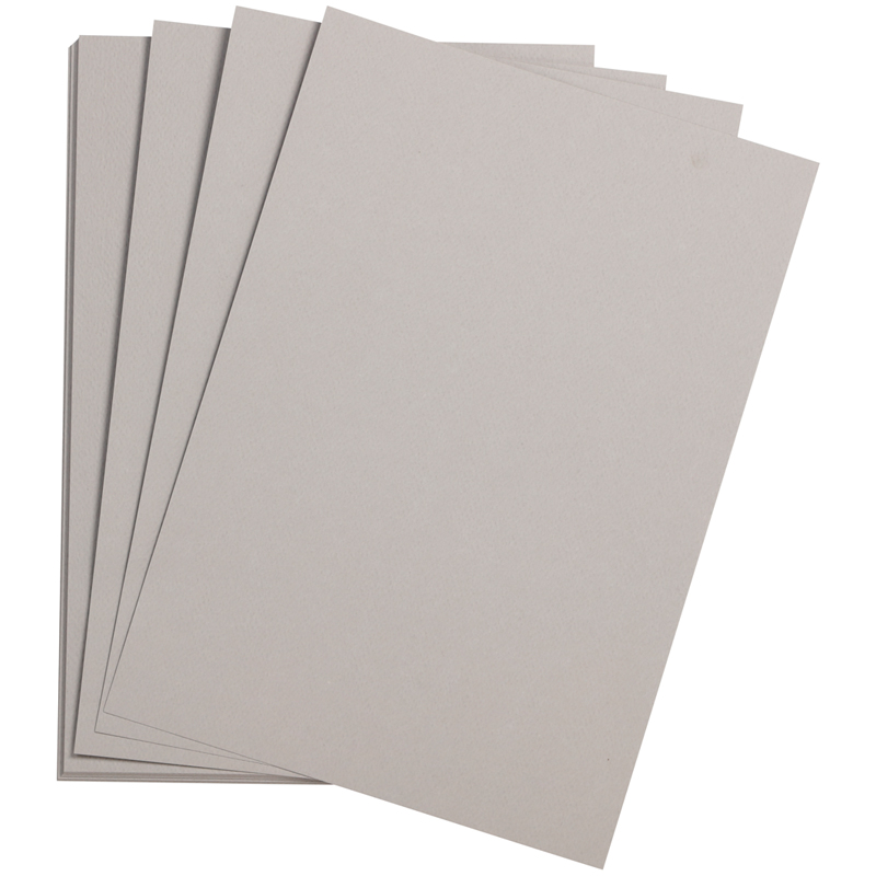 Цветная бумага 500*650мм., Clairefontaine "Etival color", 24л., 160г/м2, серый, легкое зерно, хлопок