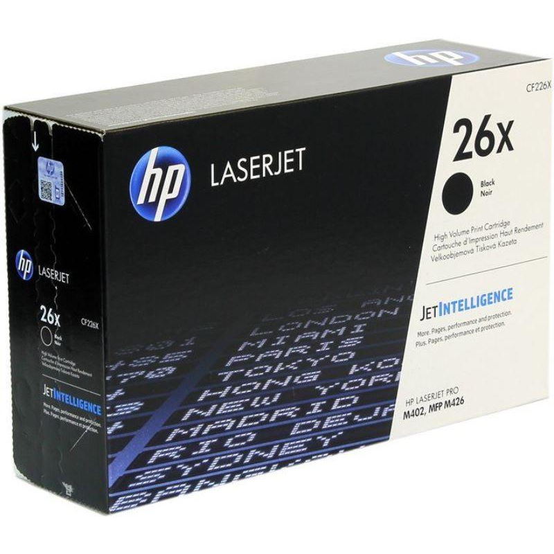 Картридж HP 26X CF226X черный повышенной емкости для HP LaserJet Pro M402/MFP M