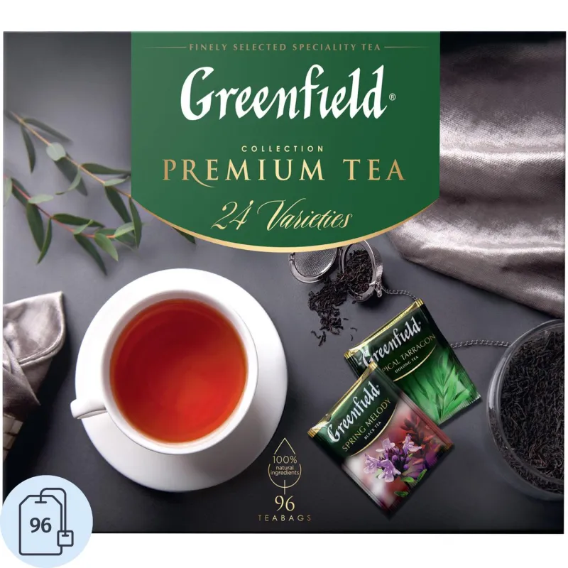 Чай Greenfield Premium Tea Collecton ассорти 96 пакетиков