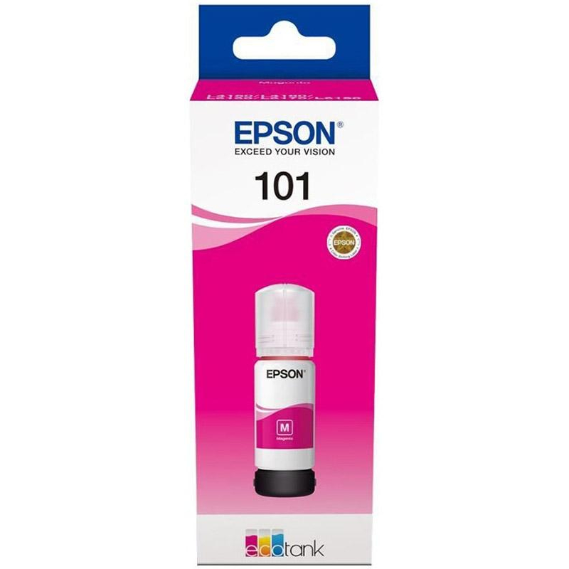 Контейнер с чернилами Epson 101 C13T03V34A пурпурный оригинальный