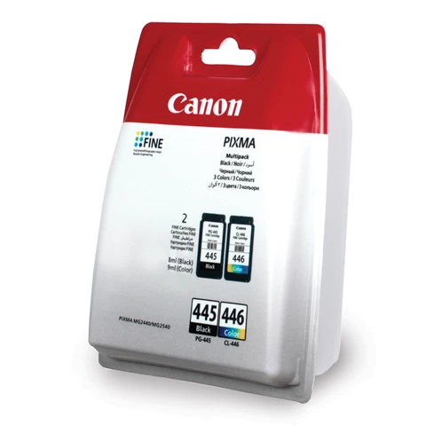 Картридж струйный CANON (PG-445/CL-446) PIXMA MG2440/MG2540, комплект, оригинальный, 2 цвета, 180 ст