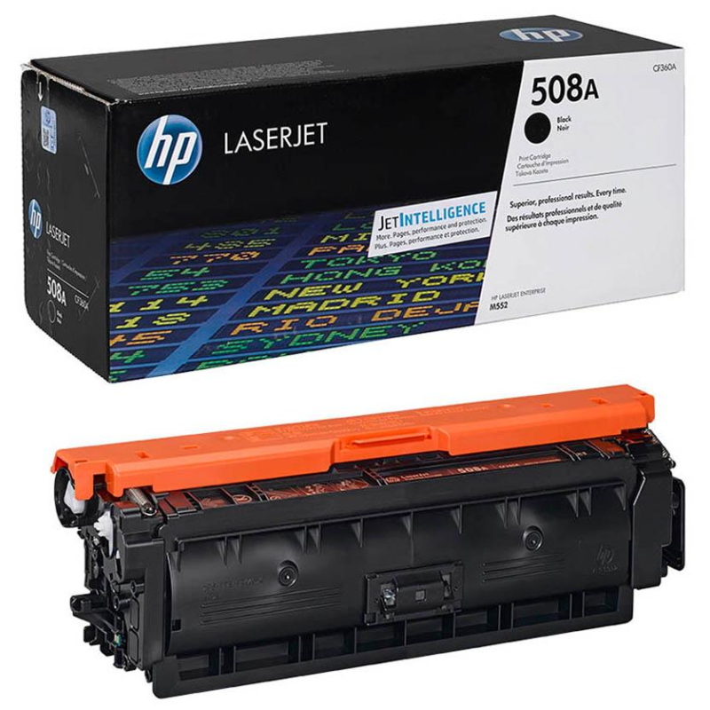 Картридж лазерный HP 508A CF360A чер.для HP Color LaserJet Enterprise M552/M55