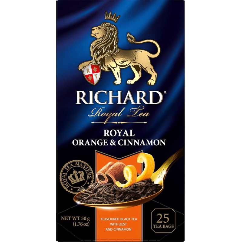 Чай Richard Royal Orange&Cinnamon черн., 25 пак, 14143