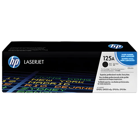 Картридж лазерный HP (CB540A) ColorLaserJet CP1215/CP1515N/CM1312, черный, оригинальный, 2200 страни