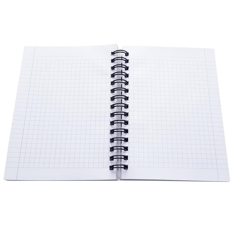 Блокнот 100х140мм 120л.клетка,спираль,Be Smart Notes черн,N3731