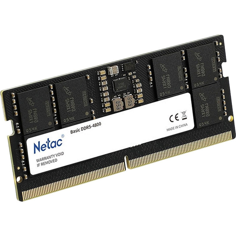 Модуль памяти Netac Basic SODIMM 16GB DDR5-4800(NTBSD5N48SP-16)