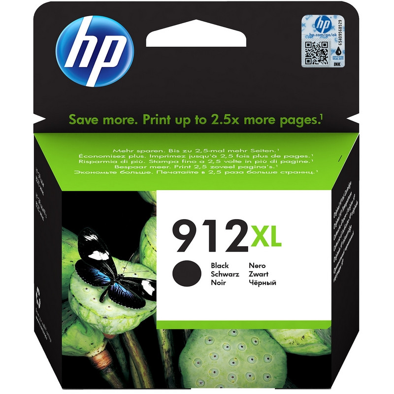 Картридж струйный HP 912XL 3YL84AE чер. пов. емк. для OfficeJet 801x/802x