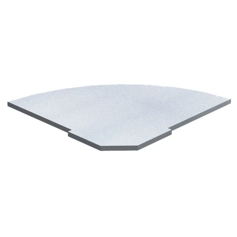 СпецМеб SL Imago Полка для угловой секции РС-5.1 металлик