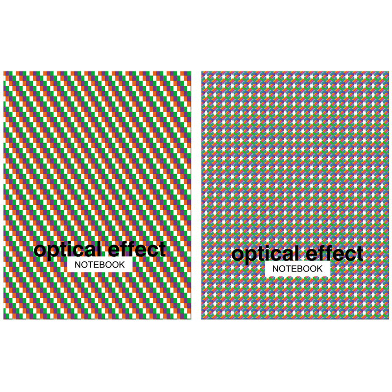 Бизнес-блокнот А5 64л. ЛАЙТ BG "Optical effect", метализация, глянцевая ламинация