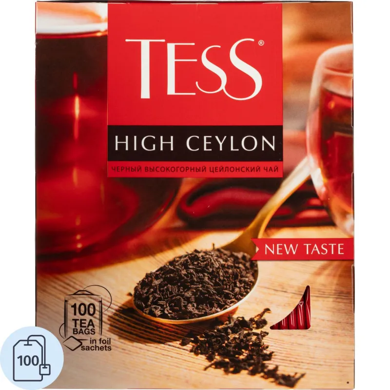 Чай Tess High Ceylon черный 100 пакетиков Чай Tess High Ceylon черный 100 пакетиков
