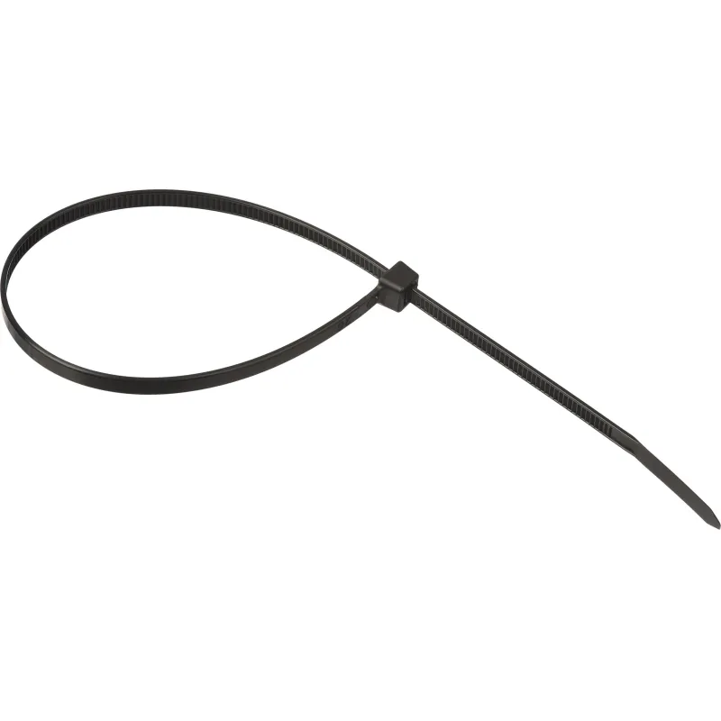 Хомут стяжка нейлоновая TOPFORT 5х300 (4,8х300 мм) чёрный 100 шт/уп
