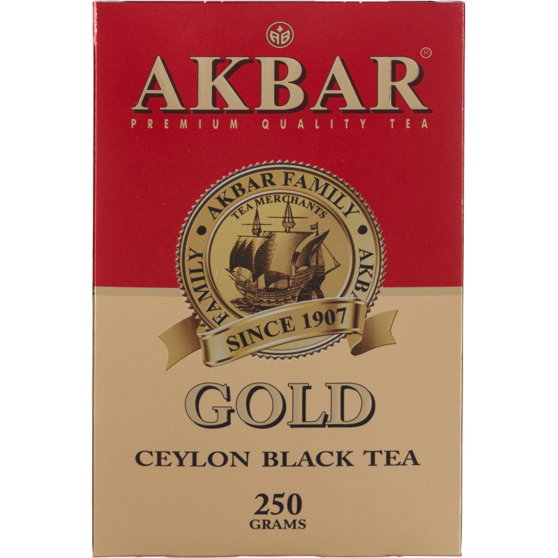 Чай Акбар Gold черный 250 г