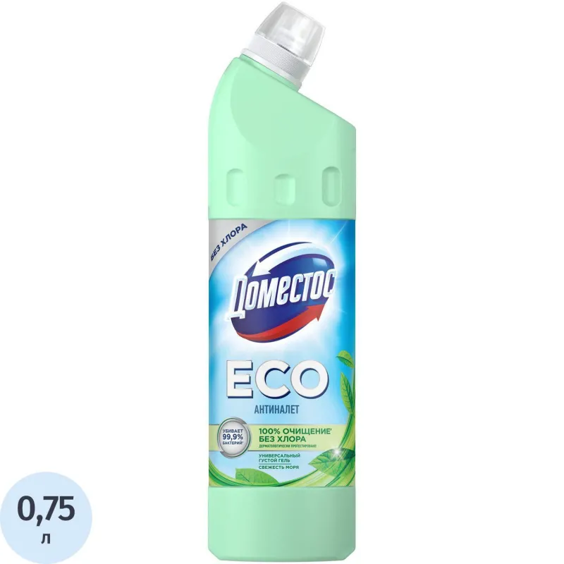 Средство для сантехники Domestos Eco Анти налет Свежесть моря 750 мл
