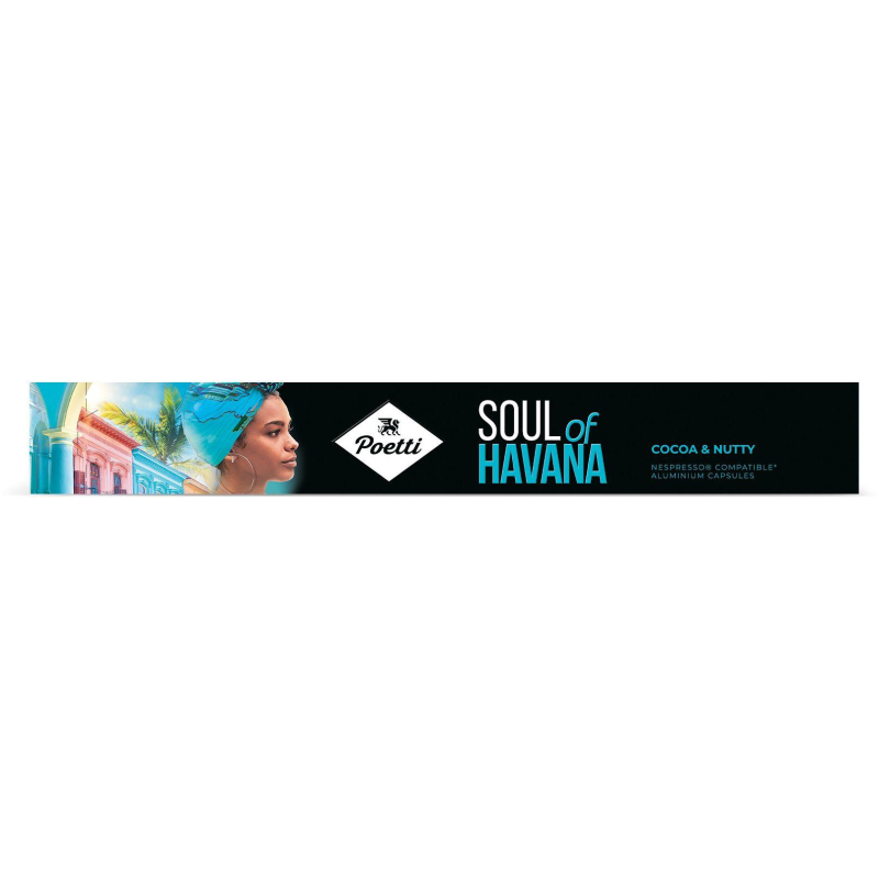 Кофе в капсулах Poetti Soul of Havana (Nespresso Original), 5,3грx10шт/уп