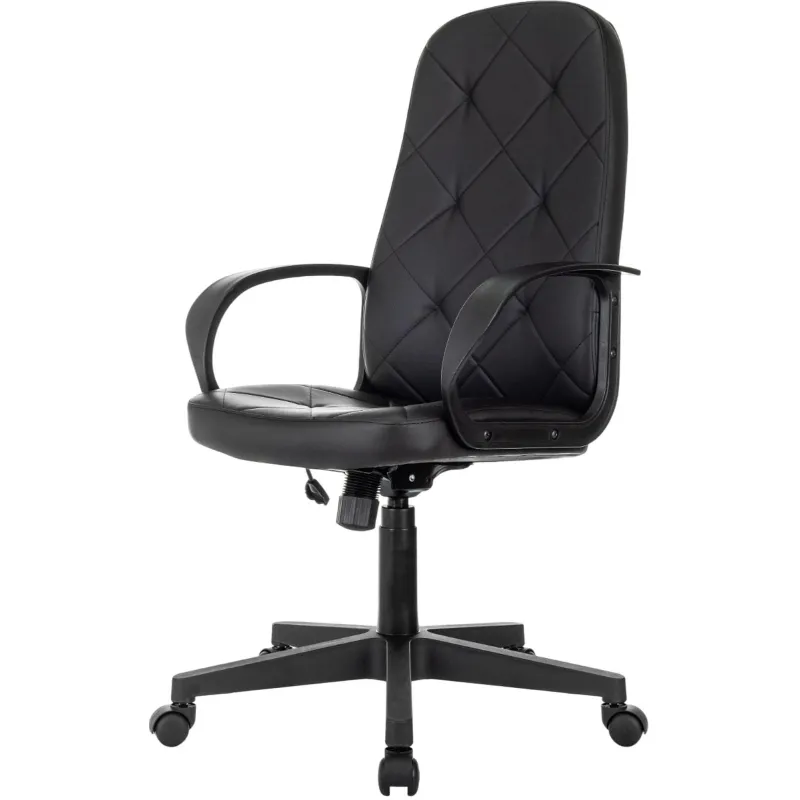 Кресло для руководителя Easy Chair 602PU черное (экокожа, пластик)