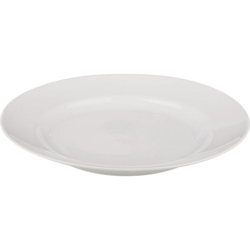 Тарелка мелкая 240мм фарфор белая (4С0170)