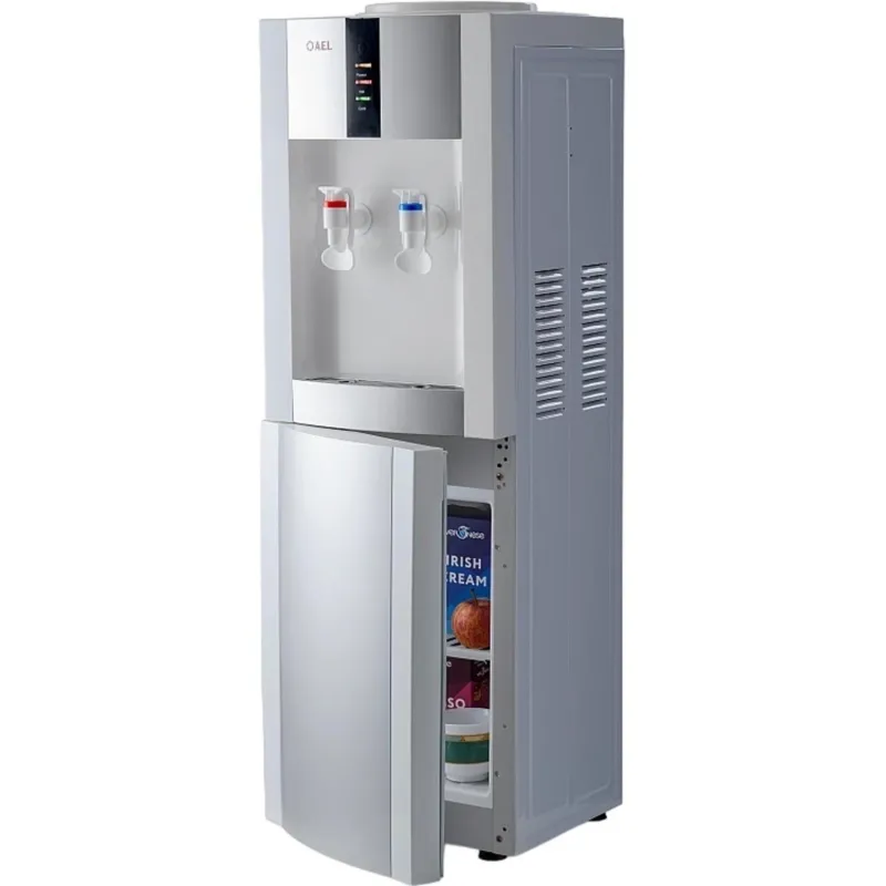 Кулер для воды  AEL LС-AEL-47b white/silver напол компрессорное охл с холод